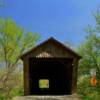 Bennetts Mill Covered Bridge.
('thru view').
Looking east.