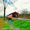 Utica Mills Covered Bridge~
(Built in 1842)
Frederick County Maryland.