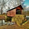 Roddy Road Covered Bridge~
(built in 1856)
Northcentral Maryland.