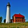 Au Sable Point Lighthouse~
Near Grand Marais, Michigan.