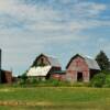 Picturesque double barn.
Southern Michigan.