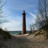 1875 Little Sable Point Lighthouse.
Near Mears, Michigan.