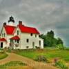 Point Iroquois Light Station~
Near Bay Mills, Michigan.