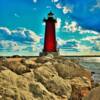 Manistique Lighthouse~
(Lower Shore)
Upper Peninsula.