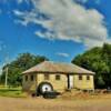 Old Judson village hall.
Now a mechanics garage.
Judson, MN.