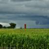 South-central Minnesota.
Stormy July evening.