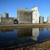 Another reflective view of 
this reflective grain elevator.
Near Warren, MN.