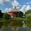 Picturesque red round barn.
Blaine, MN.