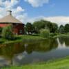 Another reflective view of the
Blaine round barn.