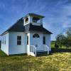 A historic old one-room
schoolhouse.
Hennepin County.