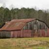 Charactoristic 1940's 
stable barn.
Near Graham, MS.