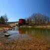 Dillard Grist Mill.
(across Huzzah Creek)