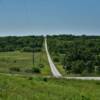 A rolling gravel lane.
Worth County.