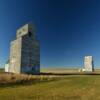 Lonely standing wooden
grain elevators.
Whitewater, MT.