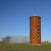 Scenic old grain storage silo.
Merrick County, NE.