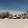 Wooden farm buildings
of yesteryear.
Near Hooper, NE.