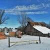 A close up view of this
northern Otoe County
stable barn.