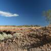 More rolling desert.
Lake Mead National
Recreation Area.