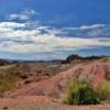 Rolling red bluffs.
Valley of Fire.