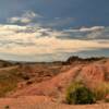 Evening twilight.
Rolling red bluffs.
Valley of Fire.