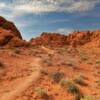 One of several hiking trails.
Valley of Fire.