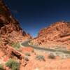 Fire Canyon Road.
(looking north)
Valley of Fire.