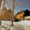 Corbin Covered Bridge.
Built 1845.
Near Newport, NH.