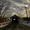Rowell's Covered Bridge.
(north angle)
Evening clouds.