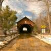 Bayliss Covered Bridge.
(close up)
Cornish, NH.