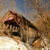 Kenyon Hill Covered Bridge.
(close up-west entrance)