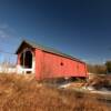 Carleton Covered Bridge.
(river angle)