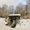 Prestiss Covered Bridge.
(side angle)
One of the shortest
in New Hampshire.