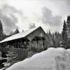 Bacon Covered Bridge.
Built 1876.
Pittsburg-Clarksville, NH.