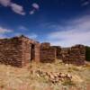 One of many old stone residential remains scattered throughout New Mexico.