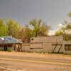 The old Blue Front Bar-Cafe.
& storage garage.
Glenwood, New Mexico.