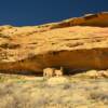 Ancient tiny cliff dwelling.
Chaco Culture Park.
