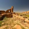 Ancient stone ruins.
Chaco Culture Park.