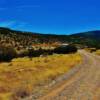 'Jagged' gravel backroad-near Guadalupe, New Mexico