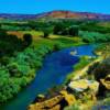 Navajo River-near Aztec, New Mexico