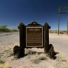 Coumbus, New Mexico.
Historic cairn.