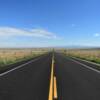 Looking north along 
Highway 41 near
Stanley, NM.