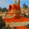 "Strawberry & vanilla" 
formations.
(near Gallup, New Mexico)