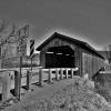 Hamden Covered Bridge
(black & white)