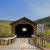 Hamden Covered Bridge.
('peak thru' view)
Delancey, NY.