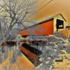 Rexleigh Covered Bridge.
Built 1874.
Near Salem, NY.