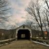 Eagleville Covered Bridge.
(frontal view)