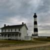 Bodie Island Lighthouse.
& watcher's residence.
(south of Nags Head)