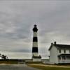 Bodie Island Lighthouse
& watchmans house.
(north angle)