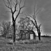 Austere storage shed.
Kramer, ND.