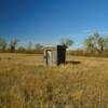 'Lone' outhouse.
Dunn County, ND.